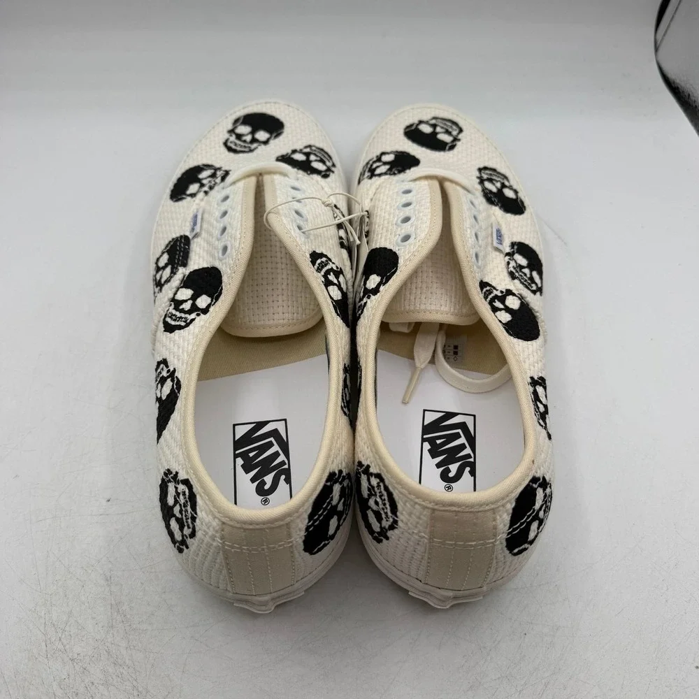 VANS Anaheim Factory Authentic 44 DX Needlepoint Skulls Shoes Mens 11 Women 12.5